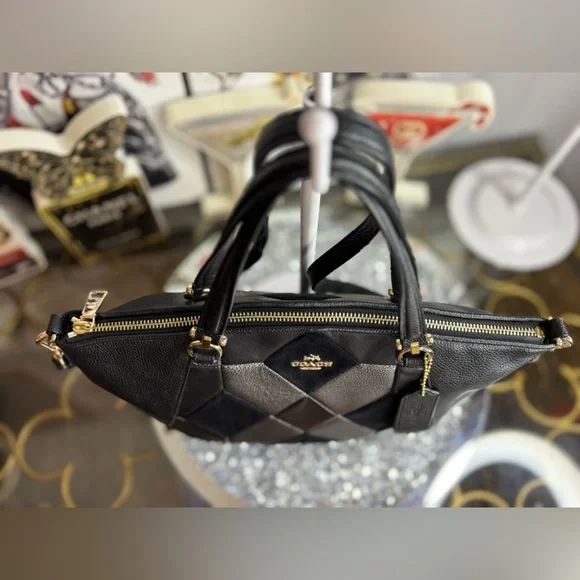 Coach 2015 Prairie Patchwork Satchel Bag EUC - Picture 5 of 14